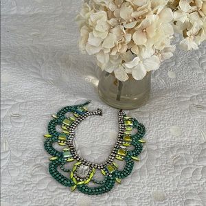 Handpainted vintage Statement necklace